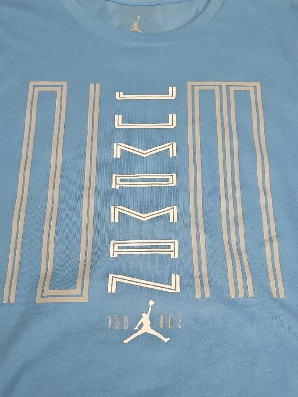 Jordan Men’s Light Blue Short Sleeve Graphic Performance Tee